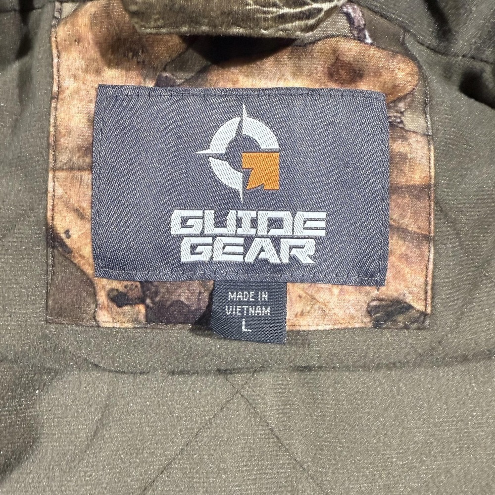 Guide Gear Coveralls Mens Large Mossy Oak Camo Insulated Hunting One Piece Suit - Picture 2 of 9